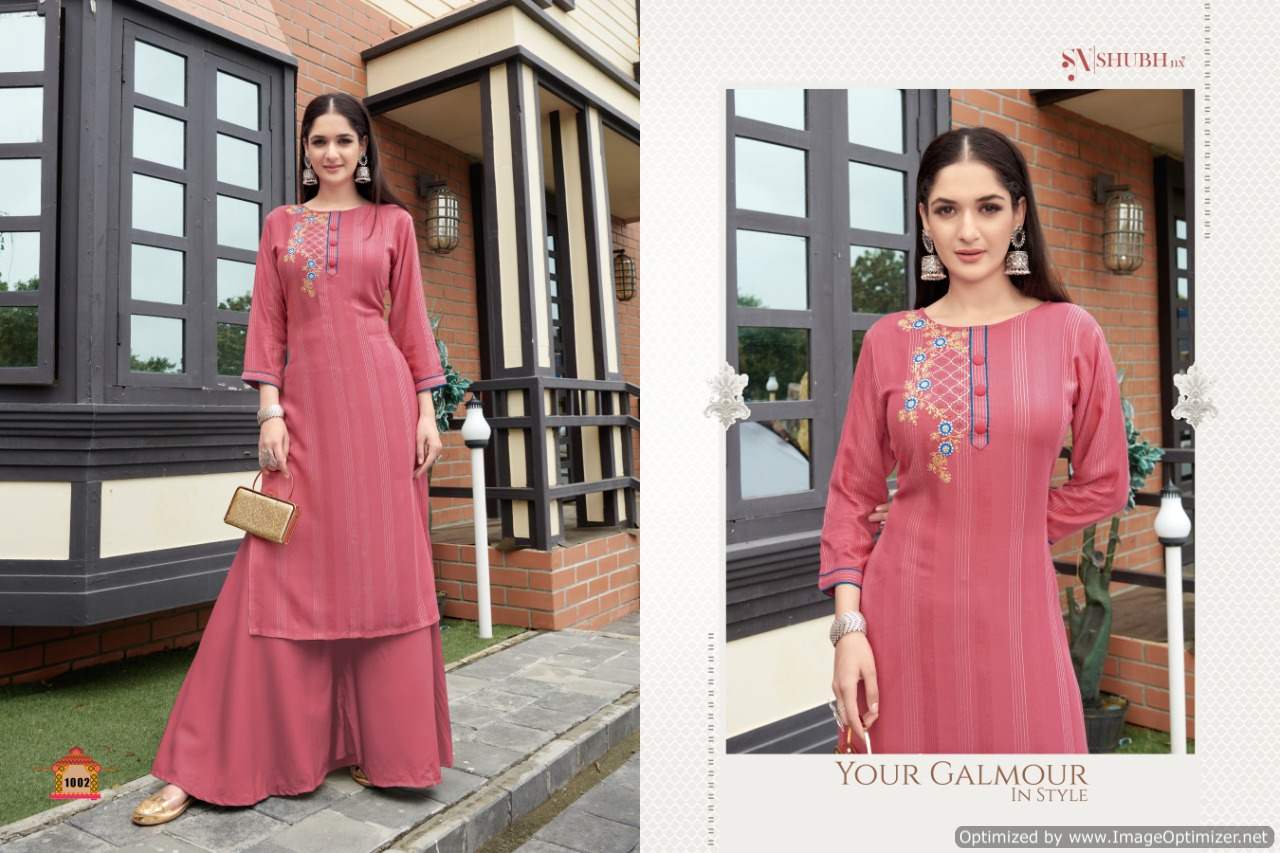 Shubh Anamika 1 Ethnic Wear Rayon Viving Fancy Designer Kurti Collection